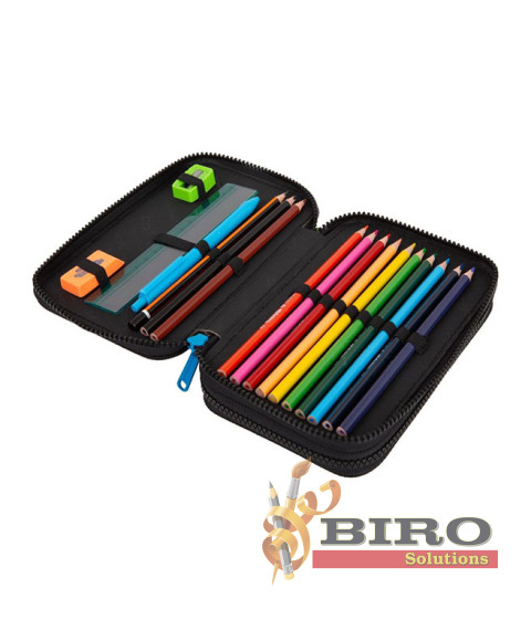 Penar CoolPack cu 2 compartimente cu umplutură, SKATE NIGHT